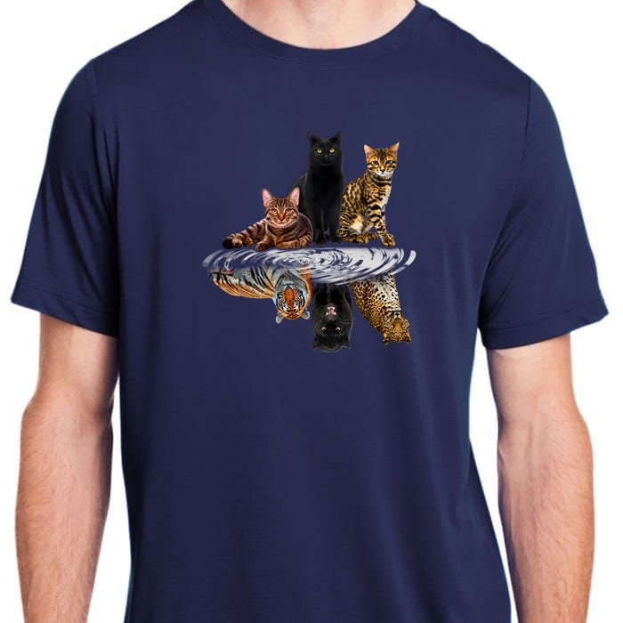 Funny Little Cats Big Cats Adult ChromaSoft Performance T-Shirt