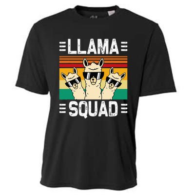 Funny Llama Cute Llama Alpaca Cooling Performance Crew T-Shirt