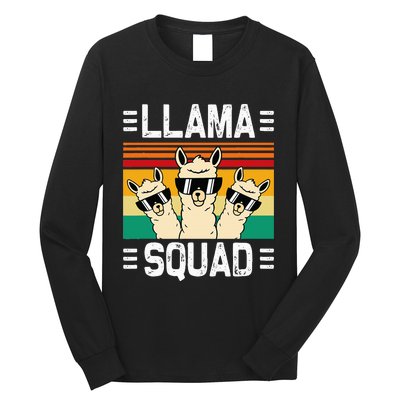 Funny Llama Cute Llama Alpaca Long Sleeve Shirt