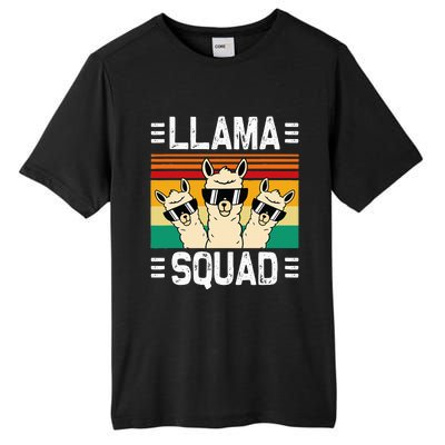 Funny Llama Cute Llama Alpaca Tall Fusion ChromaSoft Performance T-Shirt