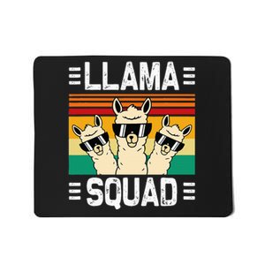 Funny Llama Cute Llama Alpaca Mousepad