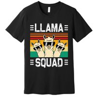 Funny Llama Cute Llama Alpaca Premium T-Shirt