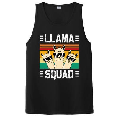 Funny Llama Cute Llama Alpaca PosiCharge Competitor Tank