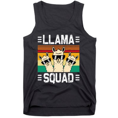 Funny Llama Cute Llama Alpaca Tank Top