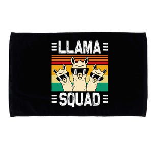 Funny Llama Cute Llama Alpaca Microfiber Hand Towel