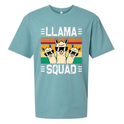 Funny Llama Cute Llama Alpaca Sueded Cloud Jersey T-Shirt