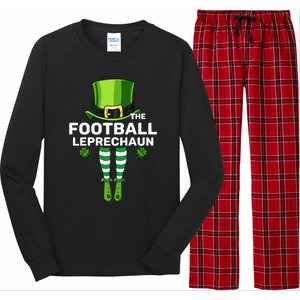 Football Leprechaun Costume Gift Matching Family Gift Long Sleeve Pajama Set