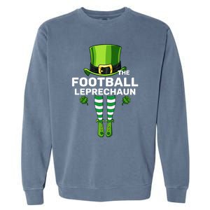 Football Leprechaun Costume Gift Matching Family Gift Garment-Dyed Sweatshirt