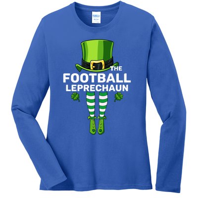 Football Leprechaun Costume Gift Matching Family Gift Ladies Long Sleeve Shirt