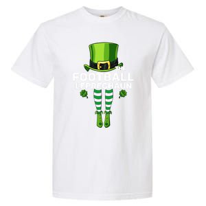 Football Leprechaun Costume Gift Matching Family Gift Garment-Dyed Heavyweight T-Shirt