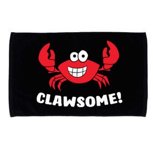 Funny Lobster Clawsome Sea Crab Cartoon Lobster Microfiber Hand Towel