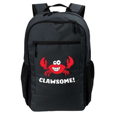 Funny Lobster Clawsome Sea Crab Cartoon Lobster Daily Commute Backpack