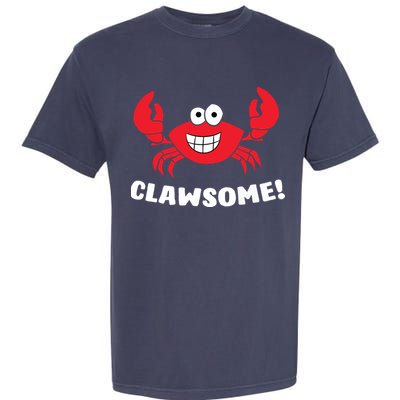Funny Lobster Clawsome Sea Crab Cartoon Lobster Garment-Dyed Heavyweight T-Shirt