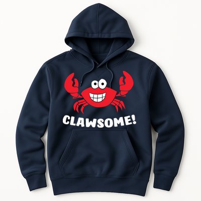 Funny Lobster Clawsome Sea Crab Cartoon Lobster Hoodie
