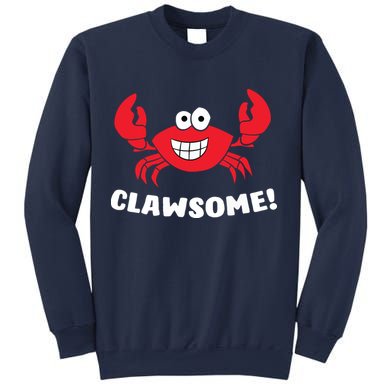 Funny Lobster Clawsome Sea Crab Cartoon Lobster Sweatshirt