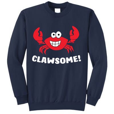 Funny Lobster Clawsome Sea Crab Cartoon Lobster Sweatshirt