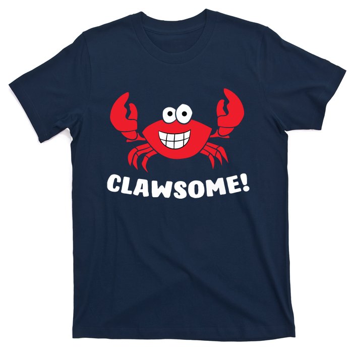 Funny Lobster Clawsome Sea Crab Cartoon Lobster T-Shirt