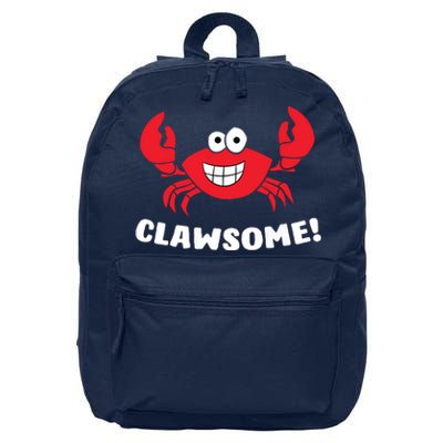 Funny Lobster Clawsome Sea Crab Cartoon Lobster 16 in Basic Backpack