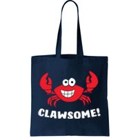 Funny Lobster Clawsome Sea Crab Cartoon Lobster Tote Bag