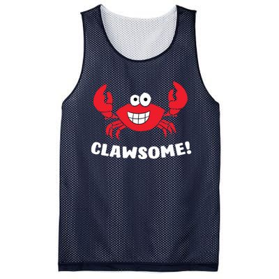 Funny Lobster Clawsome Sea Crab Cartoon Lobster Mesh Reversible Basketball Jersey Tank