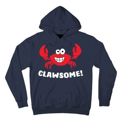 Funny Lobster Clawsome Sea Crab Cartoon Lobster Tall Hoodie