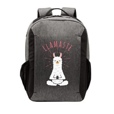 Funny Llama Do Yoga Llamaste Namaste Funny Yoga Meditation Vector Backpack