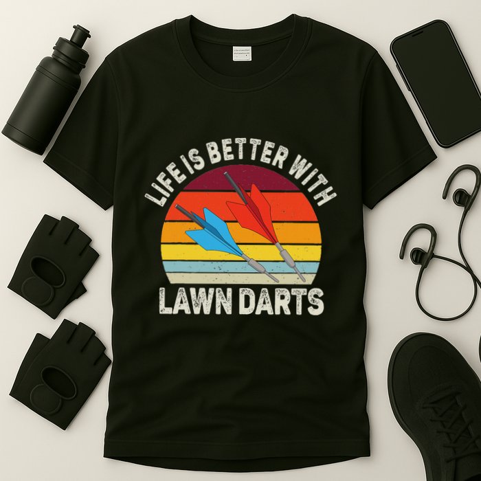 Funny Lawn Dart Retro Vintage Life Is Better With Lawn Dart T-Shirt