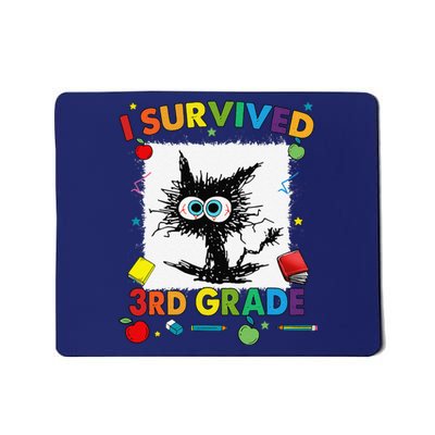 Funny Last Day Of Third 3rd Grade I Survived Third 3rd Grade Mousepad