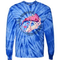 Funny Love Disappoints Pizza Is Eternal Valentine's Day Gift Tie-Dye Long Sleeve Shirt