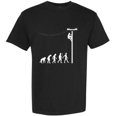 Funny Lineman Designs For Men Women Electrician Engineers Garment-Dyed Heavyweight T-Shirt