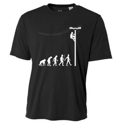 Funny Lineman Designs For Men Women Electrician Engineers Cooling Performance Crew T-Shirt