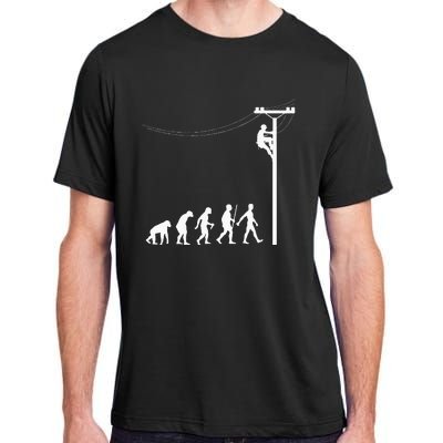 Funny Lineman Designs For Men Women Electrician Engineers Adult ChromaSoft Performance T-Shirt