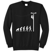 Funny Lineman Designs For Men Women Electrician Engineers Tall Sweatshirt