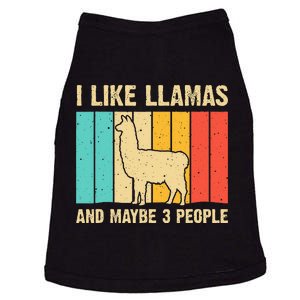 Funny Llama Design For Kids Men Women Alpaca Lover Farming Doggie Tank