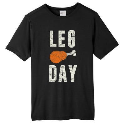 Fun Leg Day Thanksgiving Gifts Pilgrim Costume Turkey Day Tall Fusion ChromaSoft Performance T-Shirt