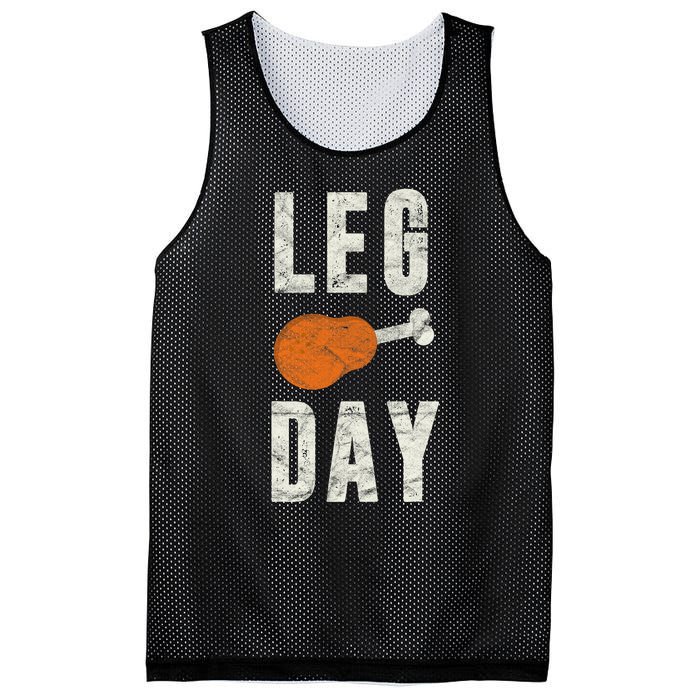 Fun Leg Day Thanksgiving Gifts Pilgrim Costume Turkey Day Mesh Reversible Basketball Jersey Tank