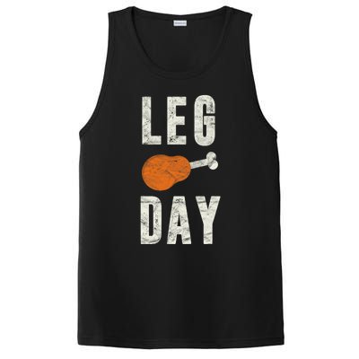 Fun Leg Day Thanksgiving Gifts Pilgrim Costume Turkey Day PosiCharge Competitor Tank