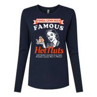 Fonda Lynn Dees Nuts Satisfies Funny Adult Humor Saying Womens Cotton Relaxed Long Sleeve T-Shirt