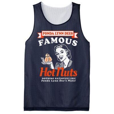 Fonda Lynn Dees Nuts Satisfies Funny Adult Humor Saying Mesh Reversible Basketball Jersey Tank