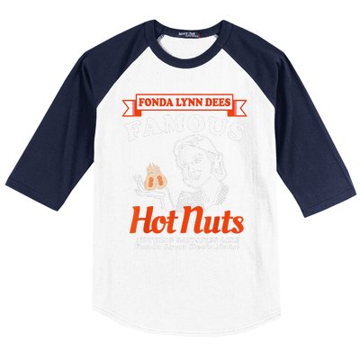 Fonda Lynn Dees Nuts Satisfies Funny Adult Humor Saying Baseball Sleeve Shirt