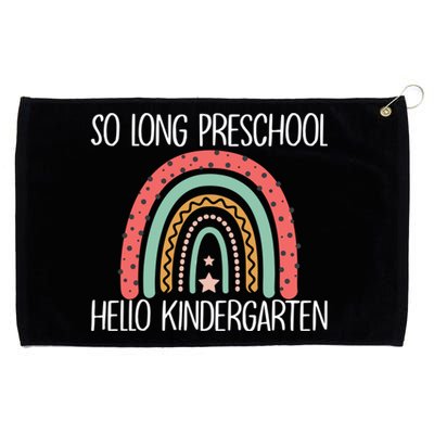 Funny Last Day PreK So Long PreK Hello Kindergarten Gift Grommeted Golf Towel