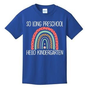 Funny Last Day PreK So Long PreK Hello Kindergarten Gift Kids T-Shirt