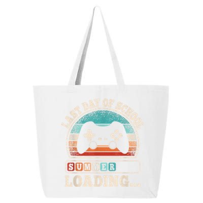 Funny Last Day Of School Gaming Teacher Student Boy 25L Jumbo Tote