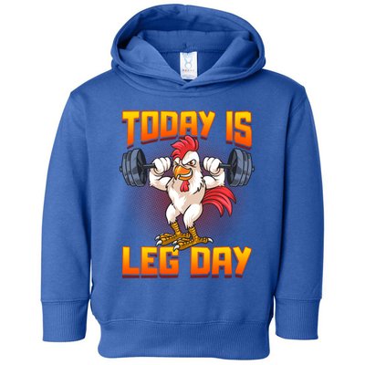 Funny Leg Day Chicken Legs Squats Gym Gift Toddler Hoodie