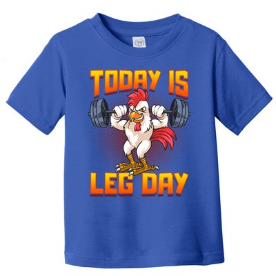 Funny Leg Day Chicken Legs Squats Gym Gift Toddler T-Shirt