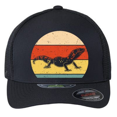 Funny Lizard Design For Leopard Gecko Zoo Animal Flexfit Unipanel Trucker Cap