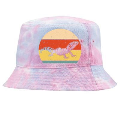 Funny Lizard Design For Leopard Gecko Zoo Animal Tie-Dyed Bucket Hat