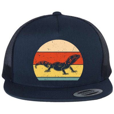 Funny Lizard Design For Leopard Gecko Zoo Animal Flat Bill Trucker Hat