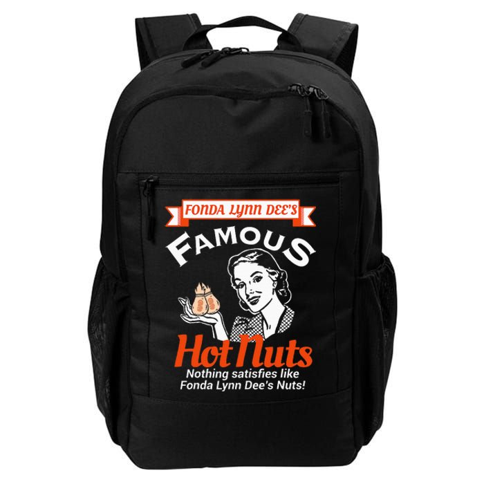 Fonda Lynn Dees Nuts Satisfies Funny Adult Humor Short Sleeve Daily Commute Backpack