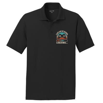 Funny Last Day Of School Gaming Teacher Student PosiCharge RacerMesh Polo